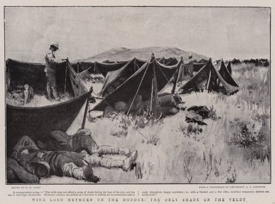 Con Lord Methuen en el Modder, la única sombra en el Veldt de Henry Marriott Paget
